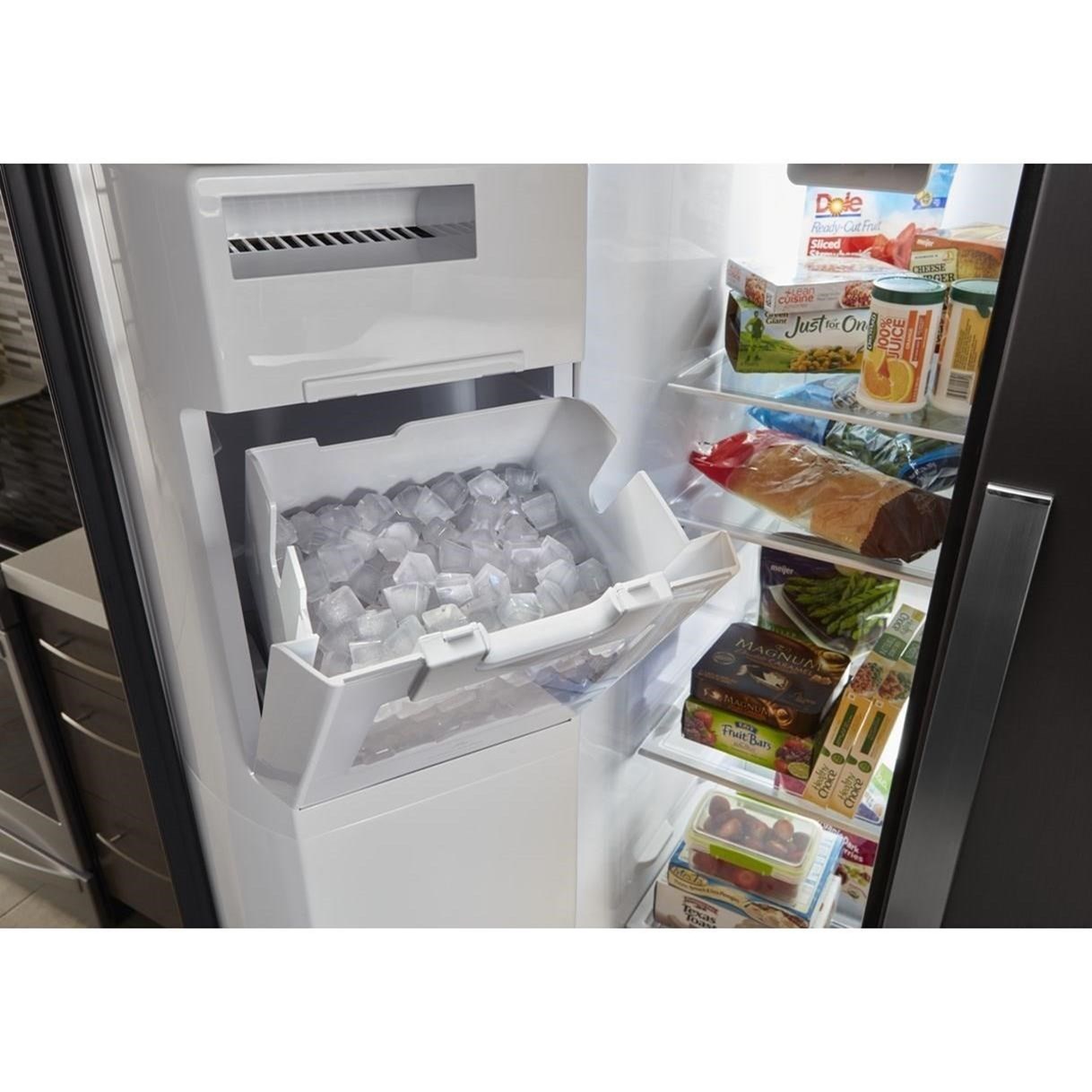Whirlpool WRS588FIHV 36inch Wide SidebySide Refrigerator 28 cu. ft. Westrich Furniture